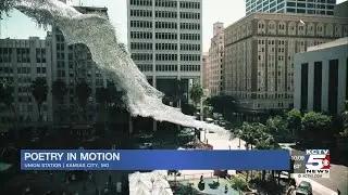 Poetry in motion in front of Union Station
