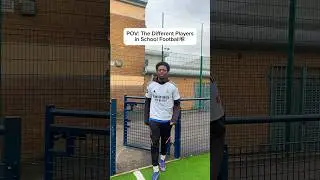 POV: The Different Players in Football🚍#football #footballshorts