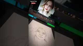 Sketch Elizabeth Lail (Beck) #SerieYou #draw #drawingprocess #sketch #elizabethlail