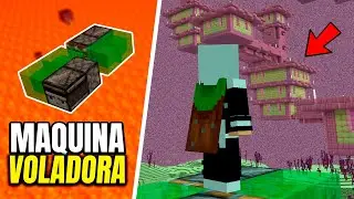 🚀 How to Make a FLYING MACHINE in Minecraft PE | Easy and Functional!