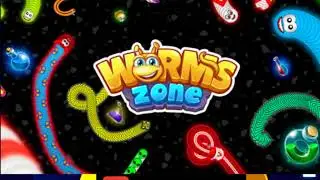 Worms Zone io Biggest Snake New Record 2025| Saamp Wala Game oggy jack #saamp#Ravindrasgaming