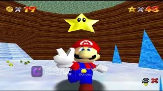 Super Mario 74 - Frozen Slide |SM64 ROM HACK|
