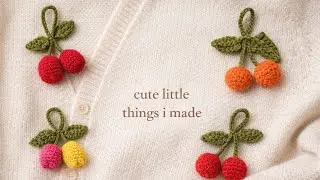 Cute little things, cherry🍒 and tulip🌷