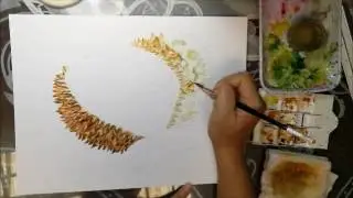 How to Paint a Durian in Watercolor