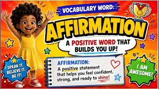 Kids Affirmations | Luna Explains Affirmations 💬 How Kids Use Power Words