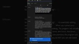 How to Update the Transcript in Text Based Editing #shorts #videoediting
