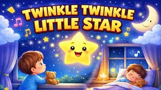 Twinkle Twinkle Little Star ⭐ | Bedtime Song for Kids | MK Kids Nursery Rhyme