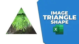 How to insert image inside a triangle shape in Excel