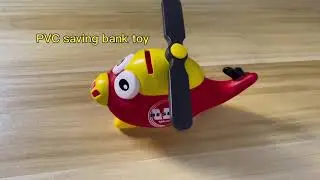 Soft-Vinyl Helicopter Coin Bank | Custom PVC Toy Manufacturer (Disney & ICTI Certified)