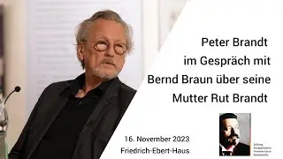 Podiumsgespräch mit Peter Brandt und Bernd Braun (16.11.2023, Heidelberg)