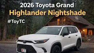 2026 Toyota Grand Highlander Hybrid Nightshade Wind Chill Pearl white 