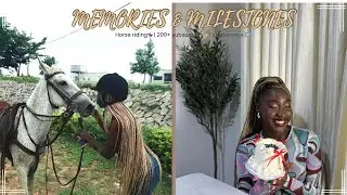 ✨MEMORIES & MILESTONES✨;finally hit 200+subscribers 🎉|I attended a conference 📁|tried horse riding 🐎