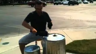Reunion Family Church Drums on the Street Corner.