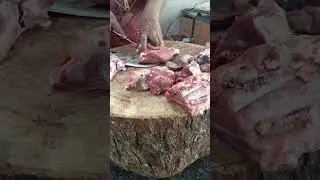 Mutton Cutting Skills in Hyderabad, Best Biryani Mutton Cutting Skills in Hyderabad, #muttoncutting