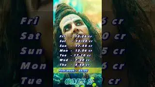 OMG 2 First week Total collection #omg2 #akshaykumar #gadar2 #sunnydeol #viral #shorts #short