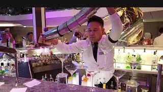 Celebrity Ascent Martini Bar SHOW!