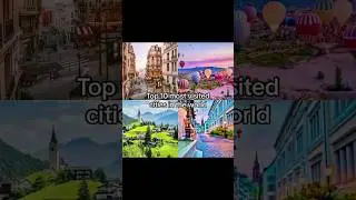 Top 10 most visited cities in the world #top10#topcities#statsavvy#shorts