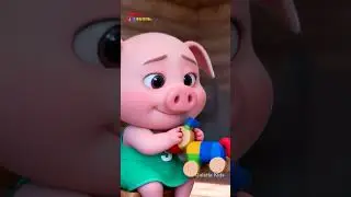 അഞ്ച് ചെറിയ പന്നികൾ - Five Little Pigs Jumping on the Bed |  Rhymes for Kids | Galatta Kids | Shorts