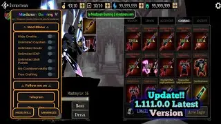SHADOW OF DEATH MOD MENU 1.111.0.0 UNLOCK ALL CHARACTERS || NEW UPDATE!!