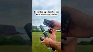 Outdoor podcast setup for beginners | Simple mobile podcast idea