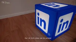 Branded Cube Light Box Displays - Transform Your Event Space | PK Green