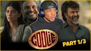 Coolie [ Part 1 of 3 ] Movie Reaction | Superstar Rajinikanth | Lokesh | First Time watching!!