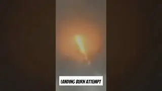 SpaceX Starship ift-4 / booster landing burn #starshiptesting #spacelaunch #spacex #spacexstarship