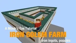 Iron Farm for Minecraft 1.14 (new version available, this design is broken)