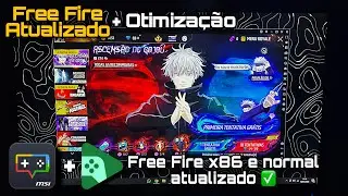 Como Instalar Free Fire no PC ATUALIZADO 🔥 MSI 5.9 + x86 | Com e Sem Tela Parada