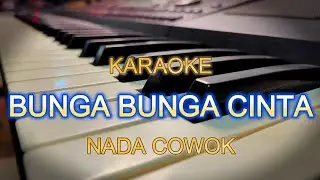 BUNGA BUNGA CINTA KARAOKE NADA COWOK
