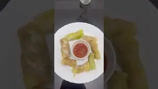 No Maida Cabbage Spring Rolls | Only Cabbage Wrap! 🥬Keto & Healy #healthyfood #youtubeshorts #food