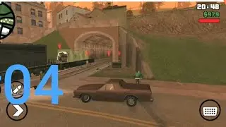 CJ and Ryder attack in train | GTA San Andreas gameplay #04