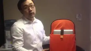 The Atlas Store Atlas trolley backpack in Mandarin https://theatlasstore.com