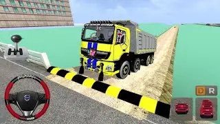 BHARAT BENZ TRUCK SIMULATOR GAME BUS SIMULATOR INDONESIA MOUNTAIN ROAD 