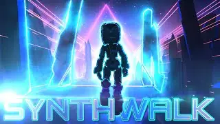 Synthwave Robot Animation Loop - Creative Commons