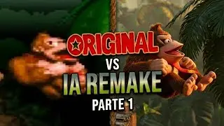 Donkey Kong Country &mdash; Kongo Jungle | Original vs IA Remake (Parte 1)