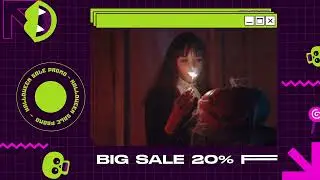 Halloween Sale Slider Promo | After effects templates free