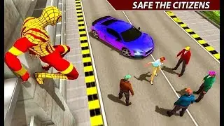 Flying Superhero Spider Iron Hero Rope Adventure | Iron Spider Superhero Battle - Android GamePlay