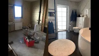 BADRUM F&Ouml;RE - EFTER! EN MAKAL&Ouml;S MAKEOVER I DET GAMLA BADRUMMET😍