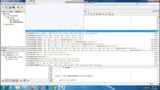 Java the complete Reference (Chapter 25) Example (1) Frame Window in an AWT Based Applet