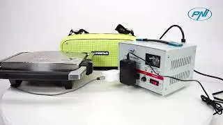 PNI SVM1000VA voltage stabilizer with servomotor, 800W, 3 6A, 230V output UK