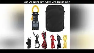 Deal PEAKMETER MS2205 Three-phase Clamp Power Meter Multifunction Harmonic Power Tester With Test P