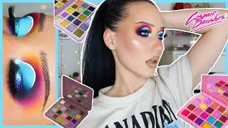 PLAYING WITH ALL 3 COSMIC BRUSHES PALETTES | MAKEMEUPMISSA