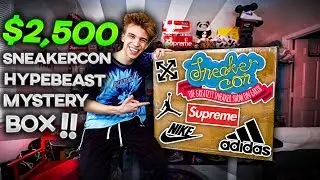 Unboxing a $2500 SNEAKERCON Mysterybox! (GRAIL FOUND)