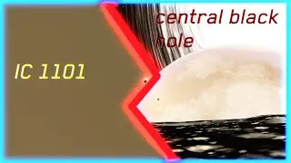 IC1101 huge elliptical galaxy in space engine 🚀