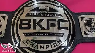 Official BKFC UK Championship Belt by MW Belts - Ring Used