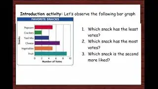 Math videos: Representing data collected on a vertical bar graph