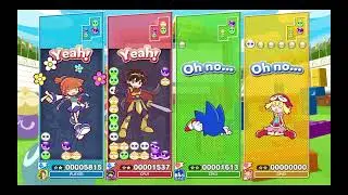 Puyo Puyo Tetris 2 - Arle and Ragnus VS Sonic and Amitie