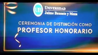 PROFESOR HONORARIO HARRY MAC BRIDE NAVEA
