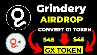 Grindery Airdrop || GX Token Conversion || How To Convert Your G1 Token To GX Token #grinderyai